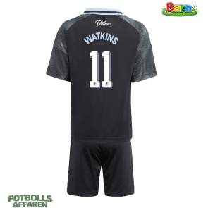 Aston Villa Ollie Watkins #11 Bortaställ Barn 2025-26 Kortärmad (+ Korta byxor)